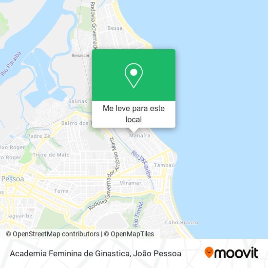 Academia Feminina de Ginastica mapa