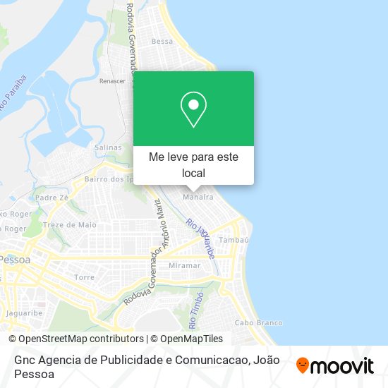 Gnc Agencia de Publicidade e Comunicacao mapa