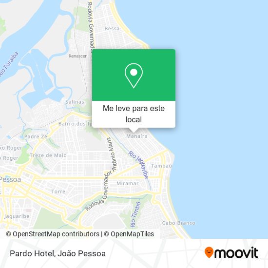 Pardo Hotel mapa