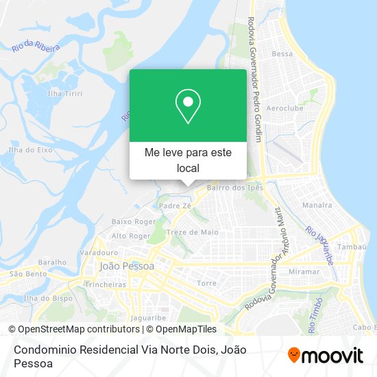 Condominio Residencial Via Norte Dois mapa