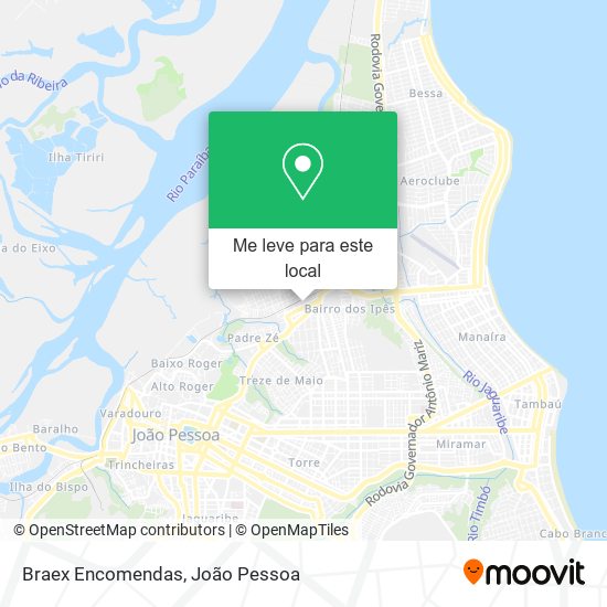 Braex Encomendas mapa