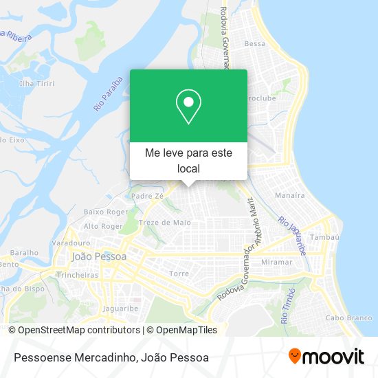 Pessoense Mercadinho mapa