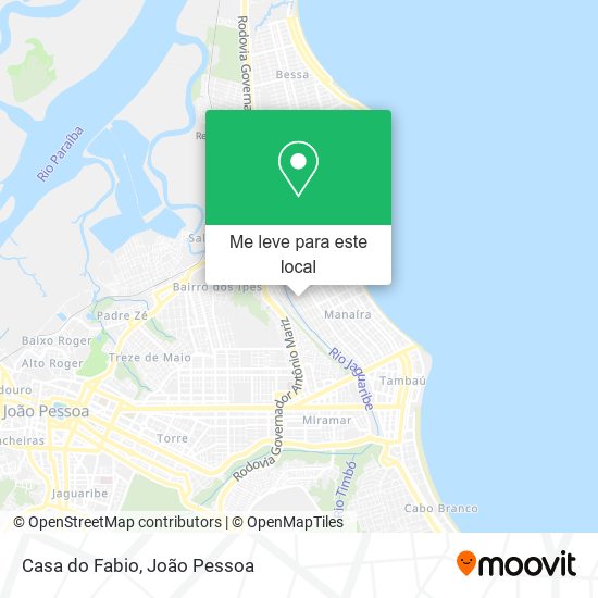Casa do Fabio mapa
