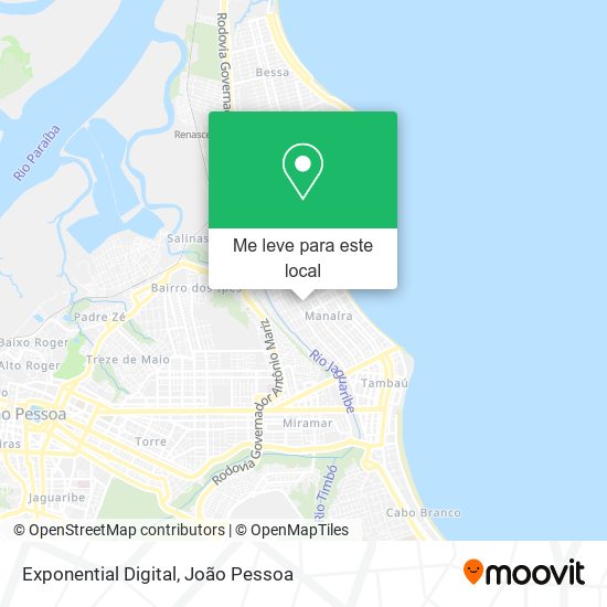 Exponential Digital mapa