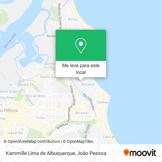 Kammille Lima de Albuquerque mapa