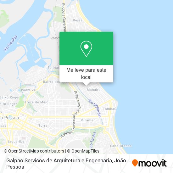 Galpao Servicos de Arquitetura e Engenharia mapa