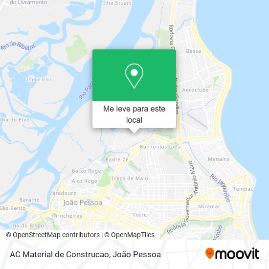 AC Material de Construcao mapa