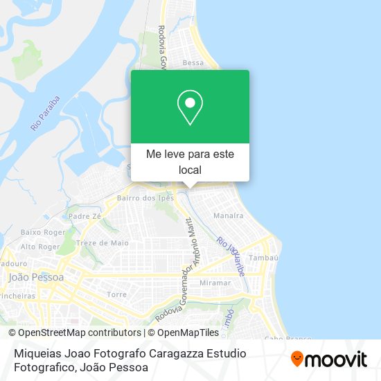 Miqueias Joao Fotografo Caragazza Estudio Fotografico mapa