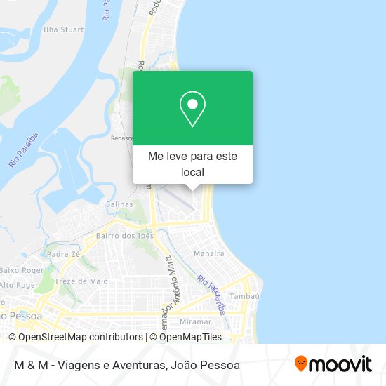 M & M - Viagens e Aventuras mapa