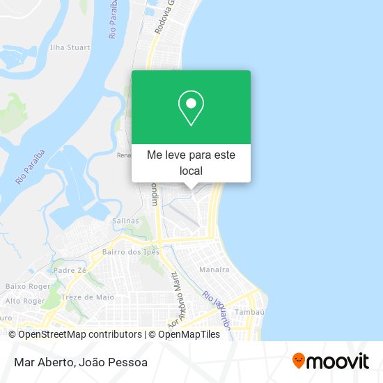 Mar Aberto mapa