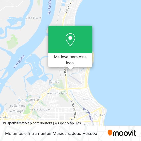 Multimusic Intrumentos Musicais mapa