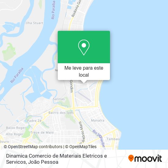 Dinamica Comercio de Materiais Eletricos e Servicos mapa