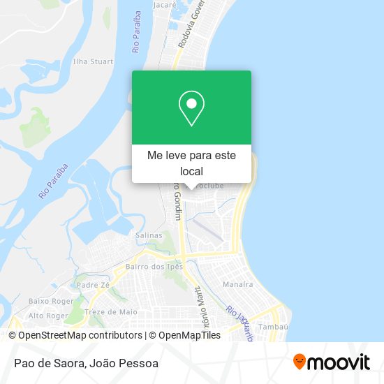 Pao de Saora mapa