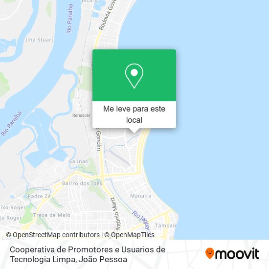 Cooperativa de Promotores e Usuarios de Tecnologia Limpa mapa