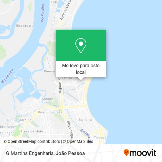 G Martins Engenharia mapa