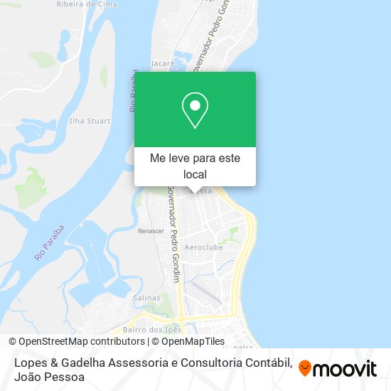 Lopes & Gadelha Assessoria e Consultoria Contábil mapa