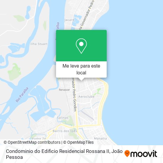Condominio do Edificio Residencial Rossana II mapa