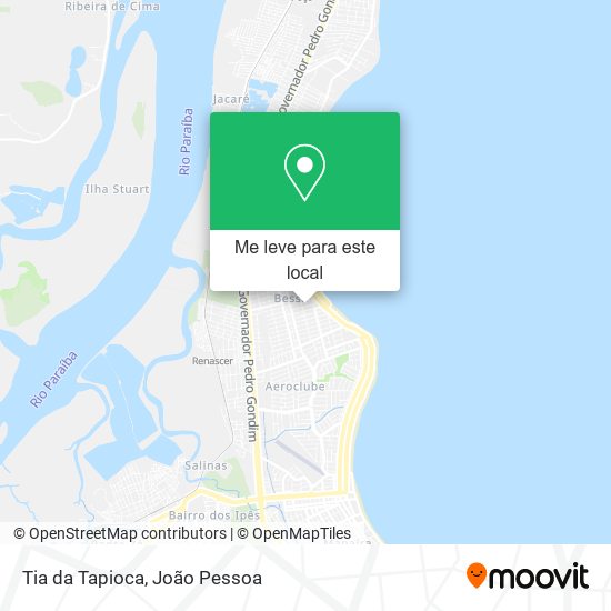 Tia da Tapioca mapa
