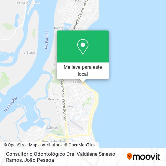 Consultório Odontológico Dra. Valdilene Sinesio Ramos mapa
