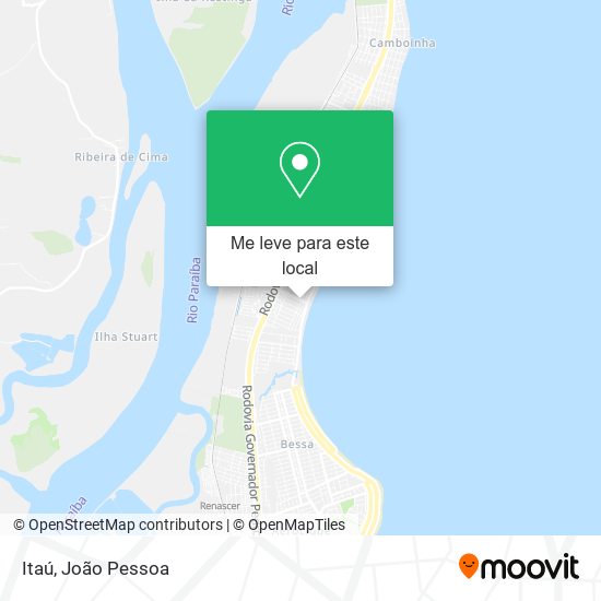 Itaú mapa