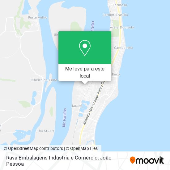 Rava Embalagens Indústria e Comércio mapa