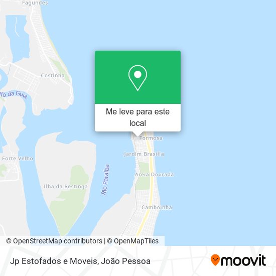 Jp Estofados e Moveis mapa