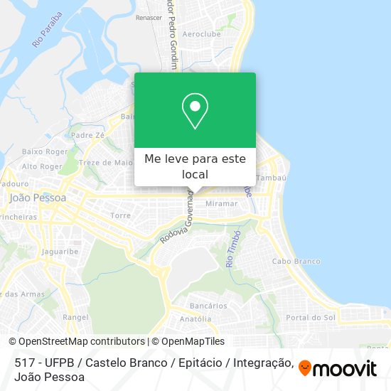 517 - UFPB / Castelo Branco / Epitácio / Integração mapa