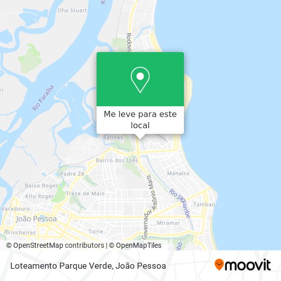 Loteamento Parque Verde mapa