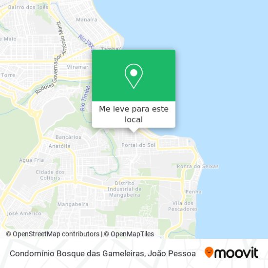 Condomínio Bosque das Gameleiras mapa
