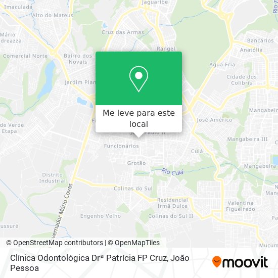 Clínica Odontológica Drª Patrícia FP Cruz mapa
