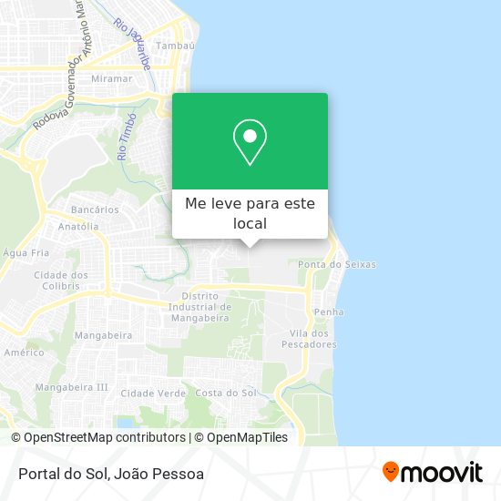 Portal do Sol mapa