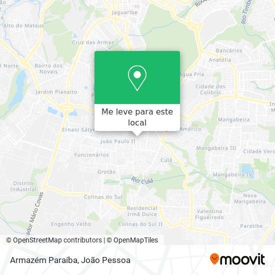 Armazém Paraíba mapa