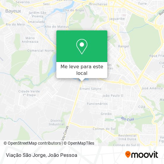 Viação São Jorge mapa