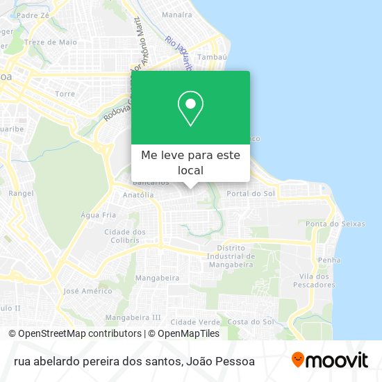 rua abelardo pereira dos santos mapa