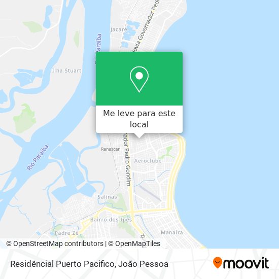 Residêncial Puerto Pacifico mapa