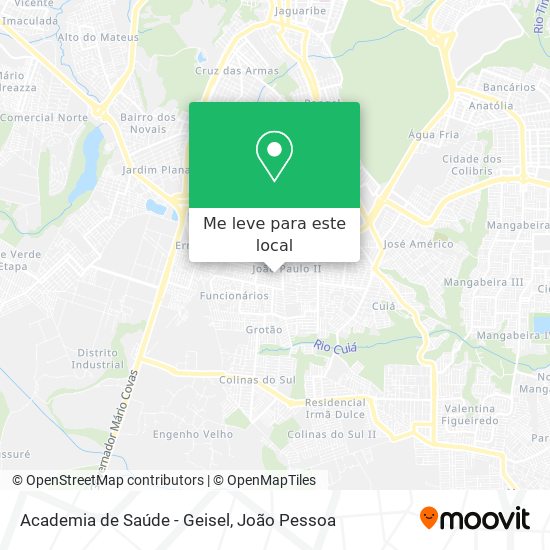 Academia de Saúde - Geisel mapa