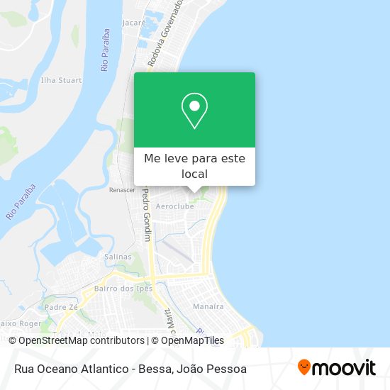 Rua Oceano Atlantico - Bessa mapa