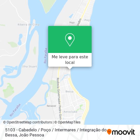 5103 - Cabedelo / Poço / Intermares / Integração do Bessa mapa