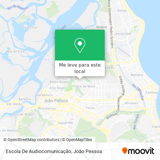 Escola De Audiocomunicação mapa