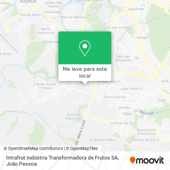 Intrafrut Indústria Transformadora de Frutos SA mapa