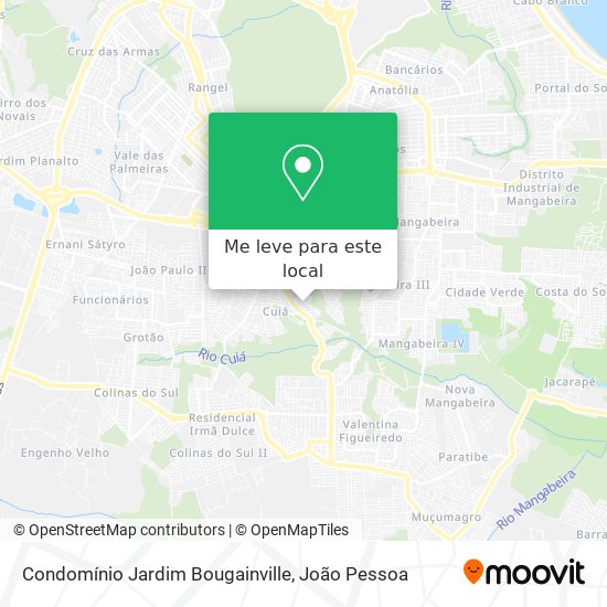 Condomínio Jardim Bougainville mapa