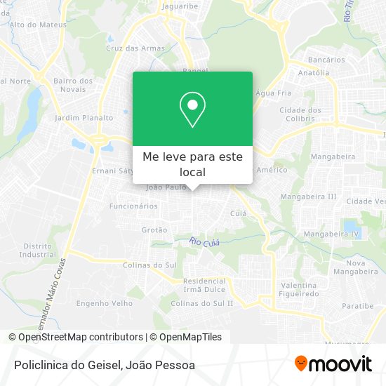 Policlinica do Geisel mapa
