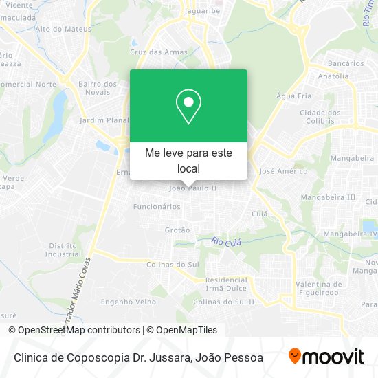 Clinica de Coposcopia Dr. Jussara mapa