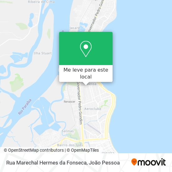Rua Marechal Hermes da Fonseca mapa