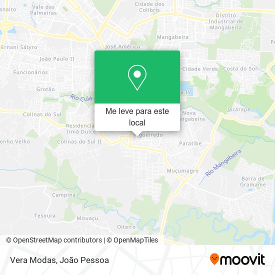 Vera Modas mapa