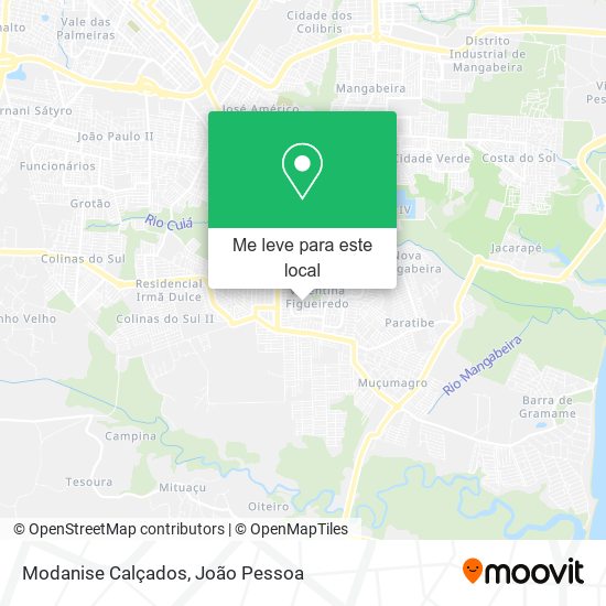 Modanise Calçados mapa