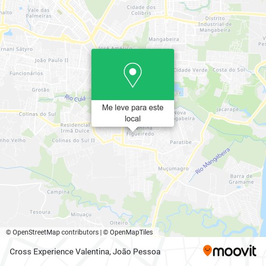 Cross Experience Valentina mapa