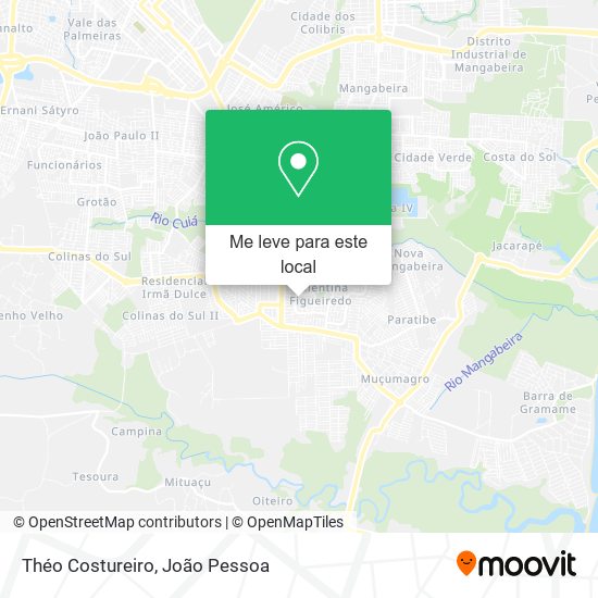 Théo Costureiro mapa
