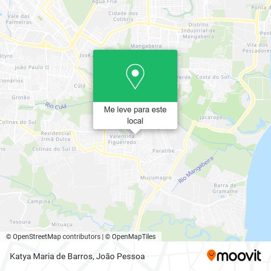 Katya Maria de Barros mapa