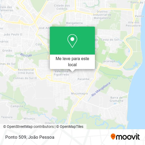 Ponto 509 mapa